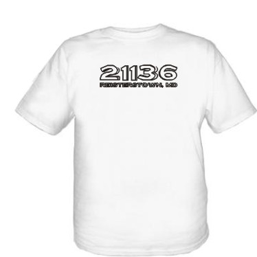 Order Your Zip Code T-shirts TODAY from StretchableCovers.com